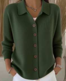Sienna | Button Collar Cardigan