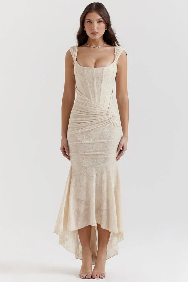 Kloey Lace Accent Dress