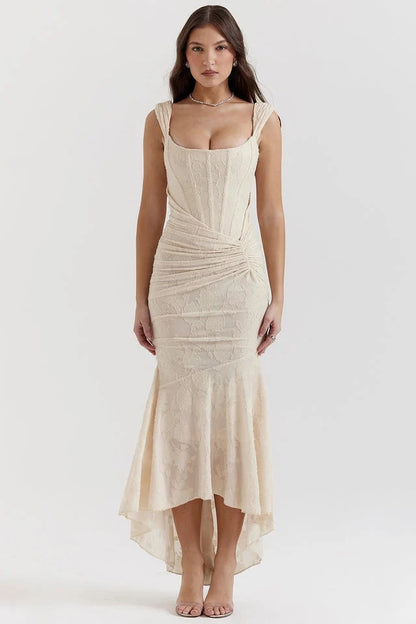 Kloey Lace Accent Dress