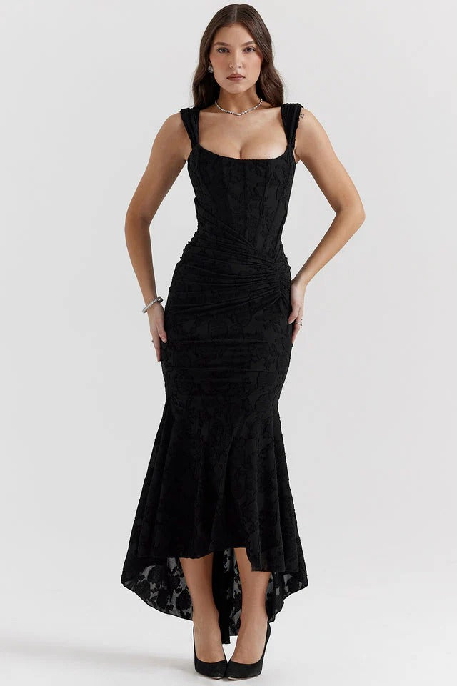 Kloey Lace Accent Dress
