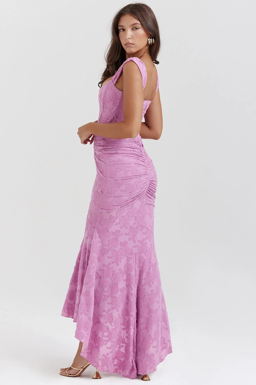 Kloey Lace Accent Dress