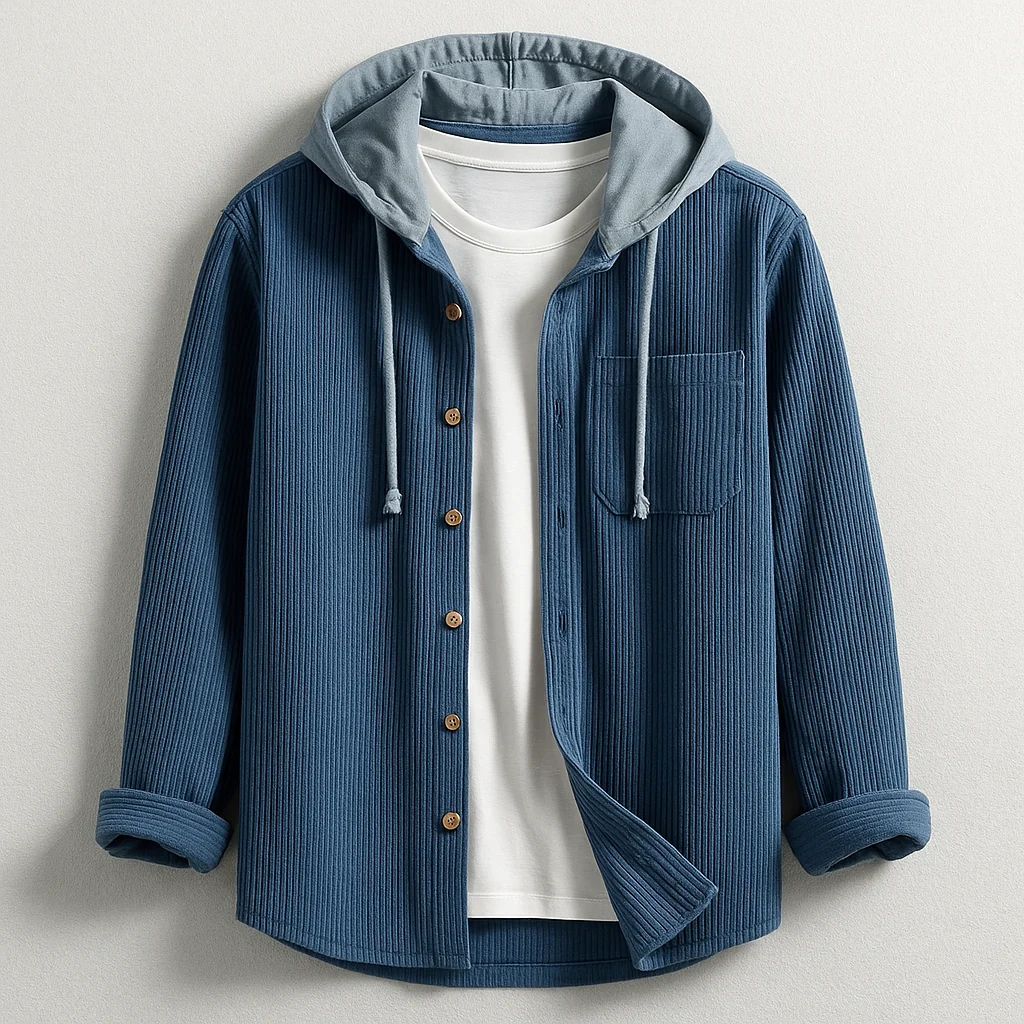 Men's Hooded Shirt