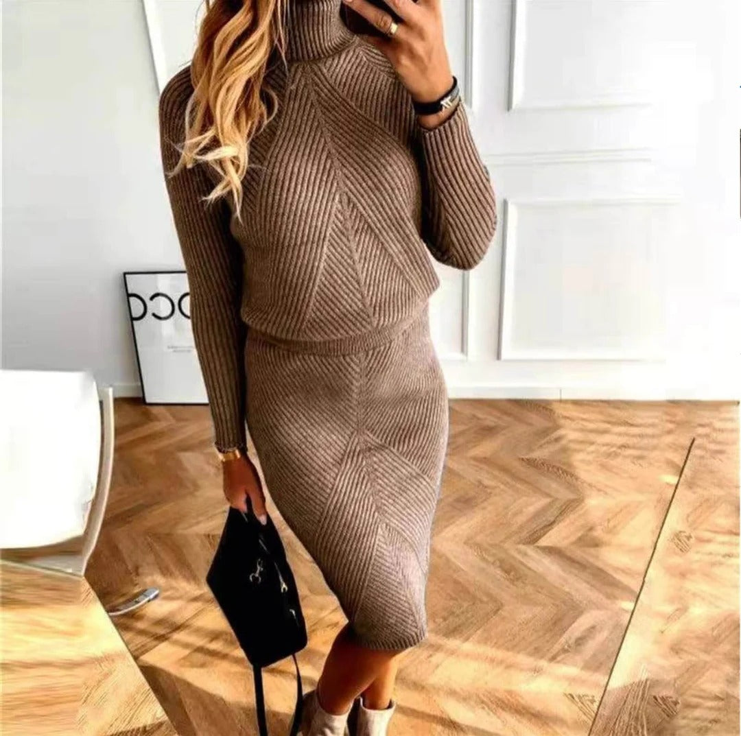 Women's Knitted Jumper Dress