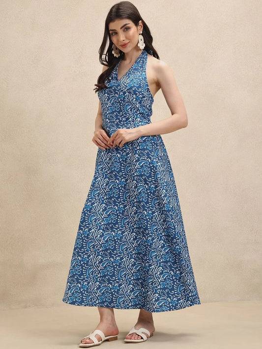 Women's Halterneck Maxi Dress