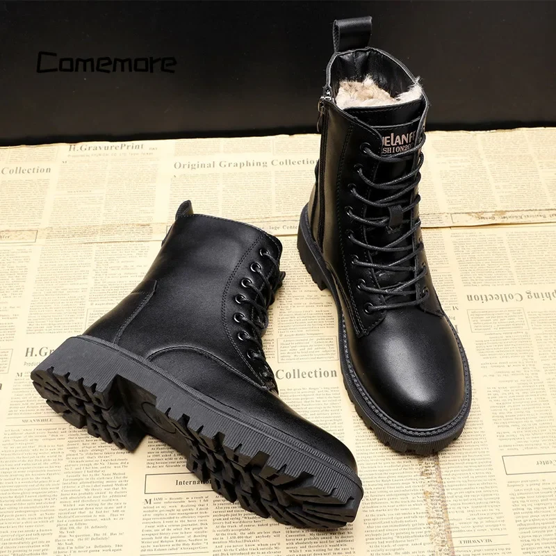 Comfort Winter Boots in Genuine Leather