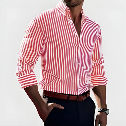 Men's Vertical Striped Shirt