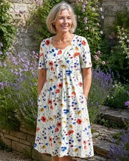Women's Midi Length Summer Dress