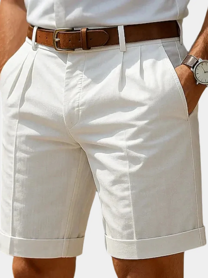 Men's Pleated Summer Shorts