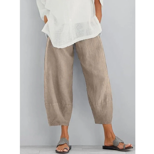 Women's Cotton Linen Leisure Trousers