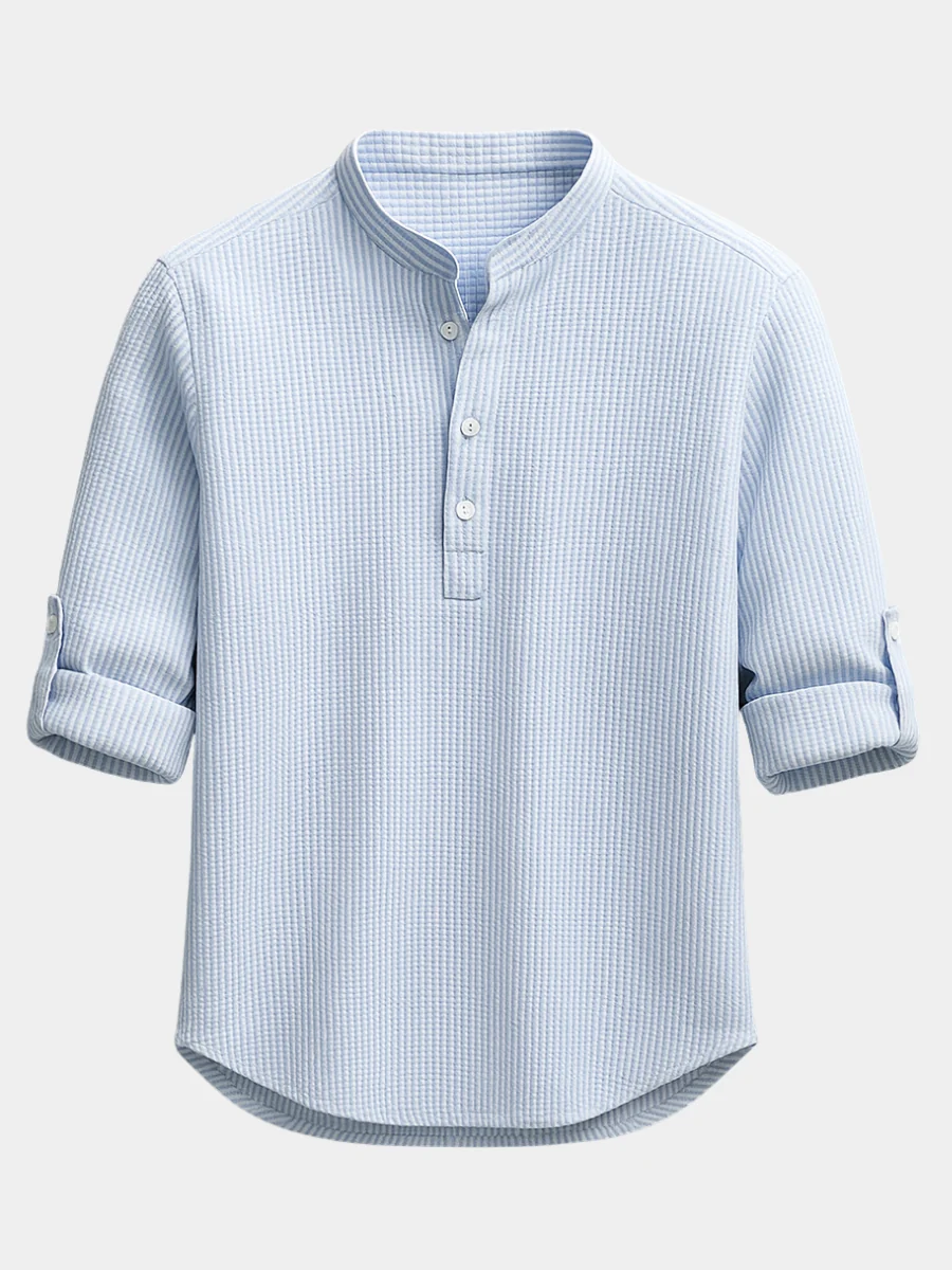 Men's Cotton and Linen Shirt