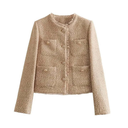 Women's Tweed Cropped Jacket