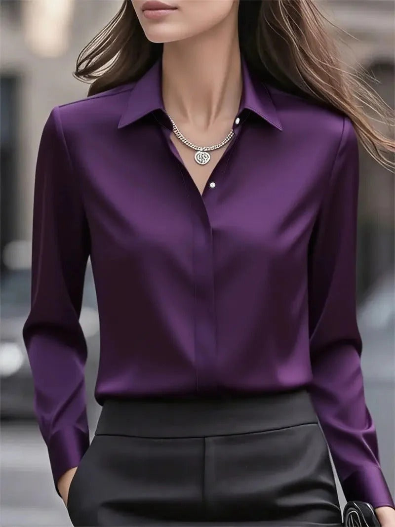 Women's Elegant Silk Blouse