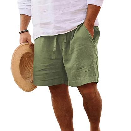 Men's Cotton Linen Summer Shorts