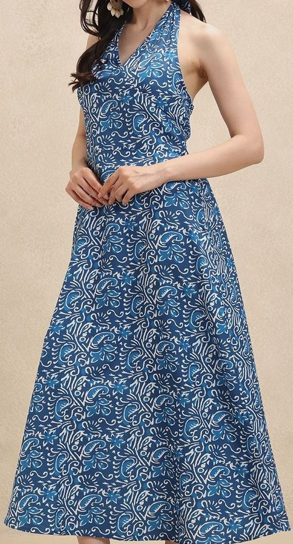 Women's Halterneck Maxi Dress