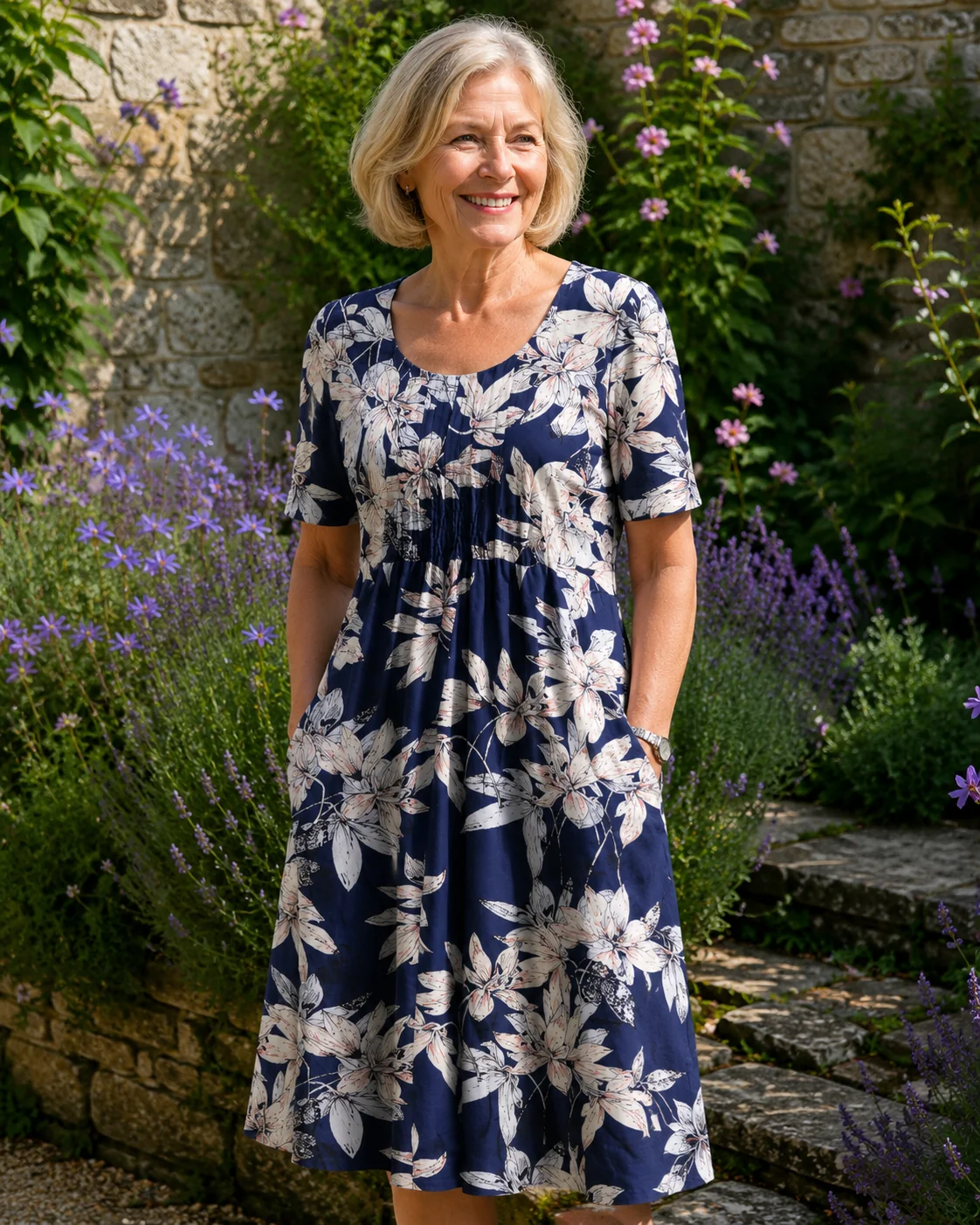 Women's Midi Length Summer Dress