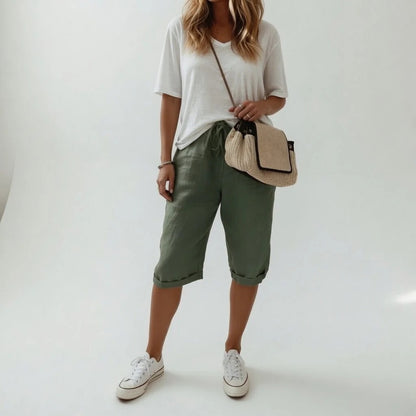 Women's Cotton Bermuda Shorts
