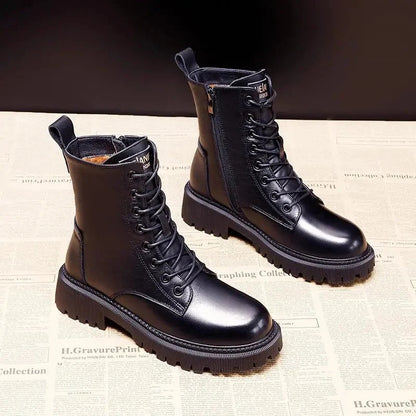 Comfort Winter Boots in Genuine Leather