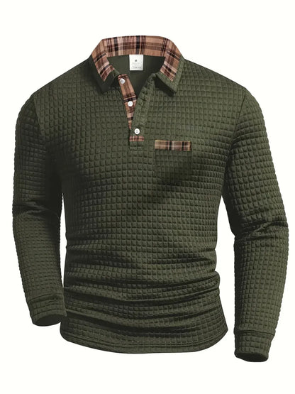 Men's Checked Polo Shirt