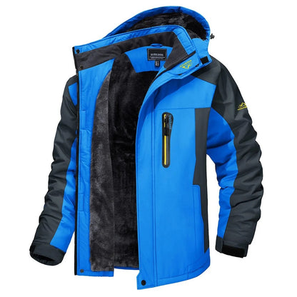Waterproof Jacket with Plush Thermal Lining