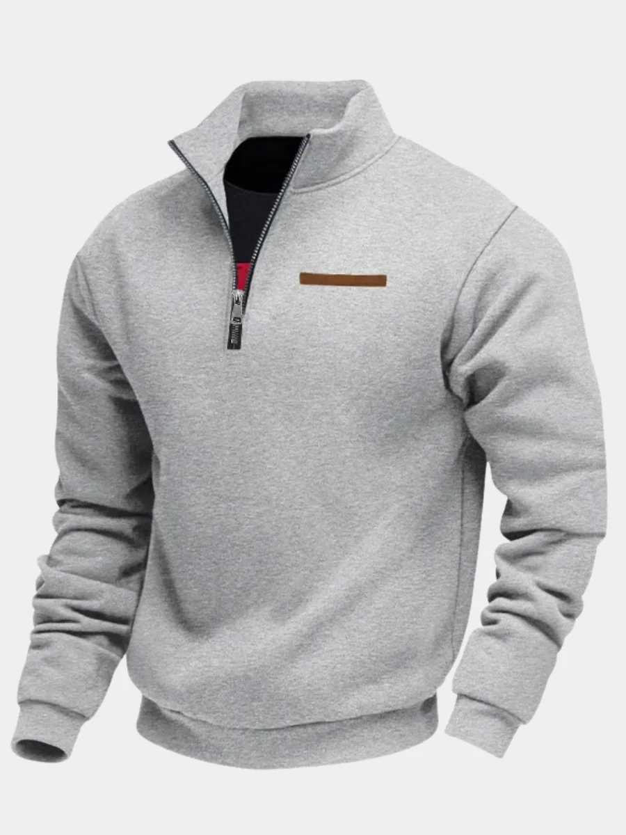 Casual Fleece Sweatshirt with Soft Lining