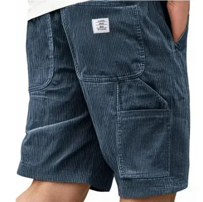 Men's Straight Cut Cargo Corduroy Shorts