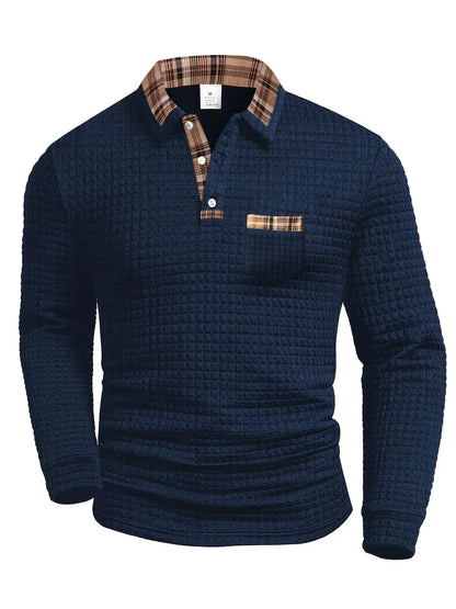 Men's Checked Polo Shirt