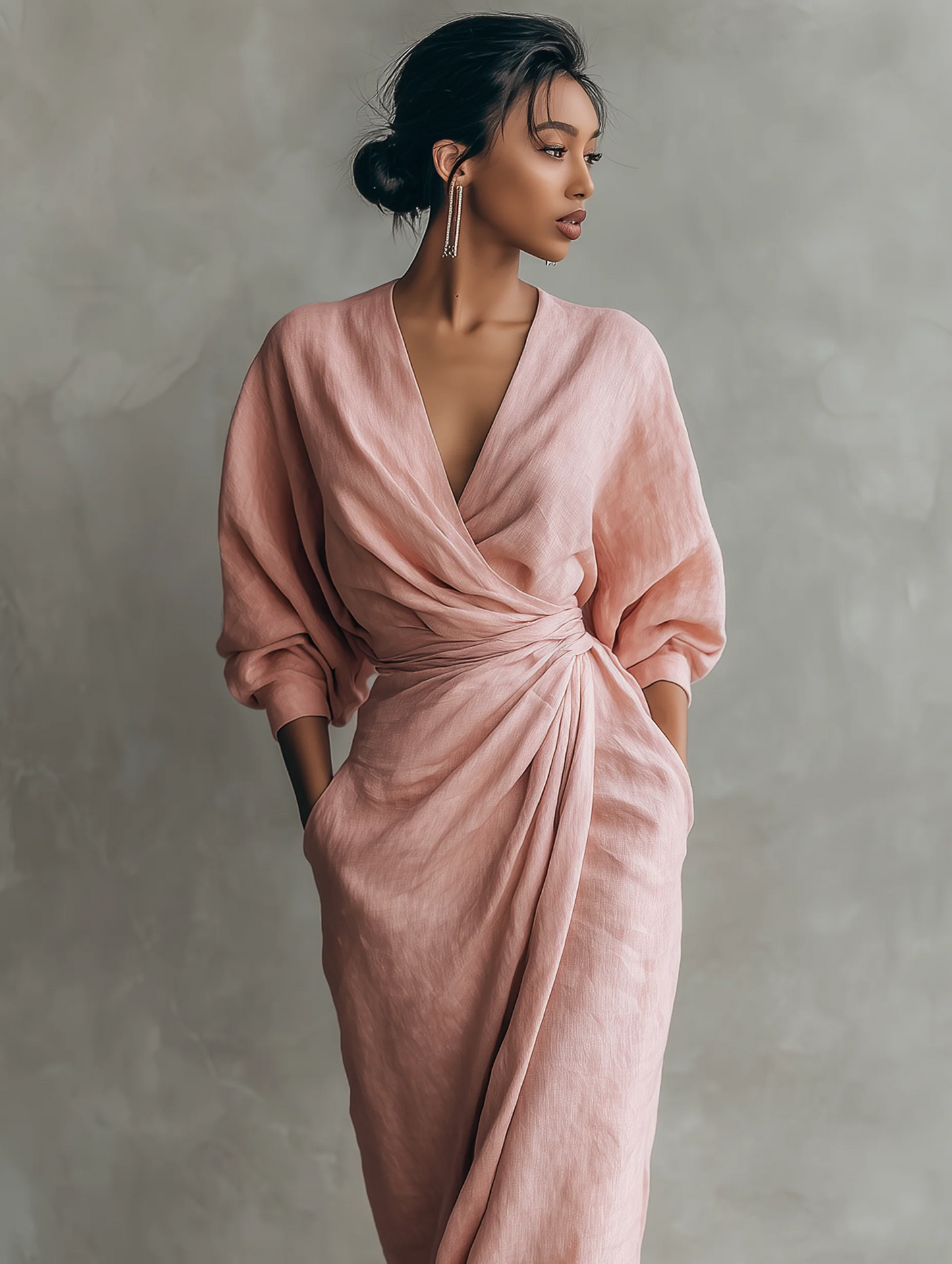 Rosamund Linen Maxi Dress