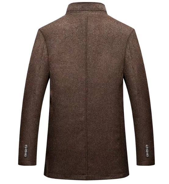 Insulated Winter Jacket with Patterned Lining
