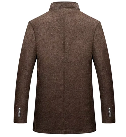 Insulated Winter Jacket with Patterned Lining