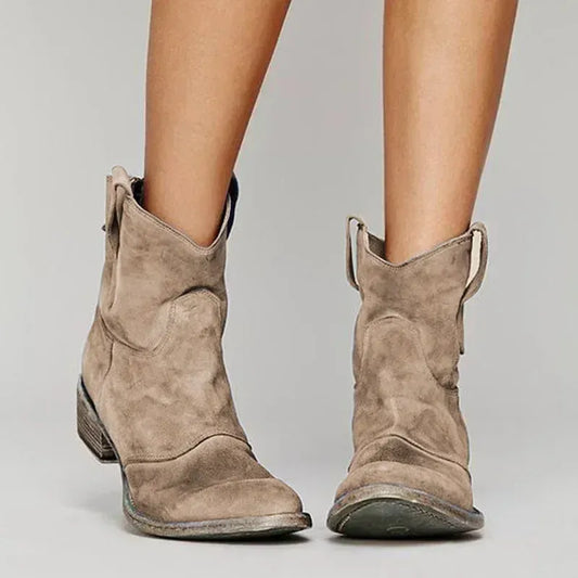 Women's Western Vintage Ankle Boots