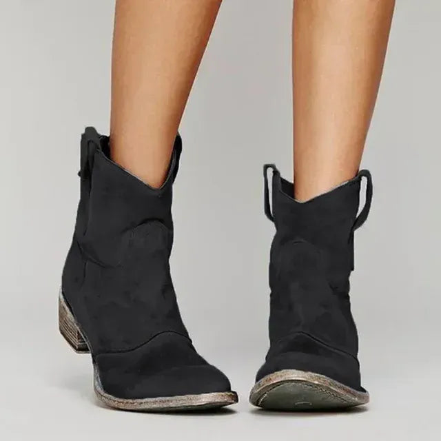 Women's Western Vintage Ankle Boots