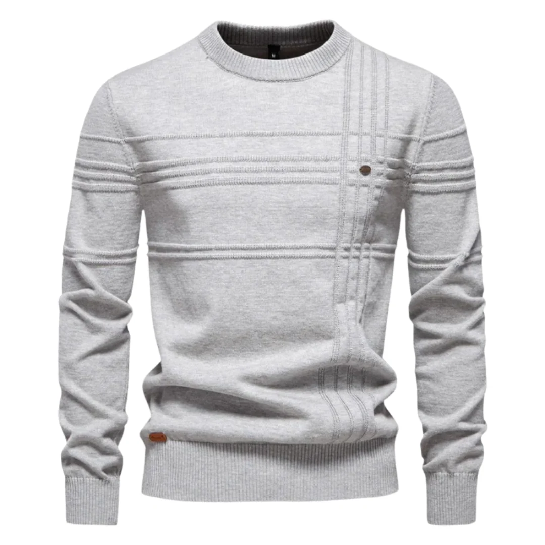 Men's Check Pattern Sweater