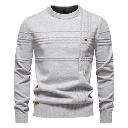 Men's Check Pattern Sweater