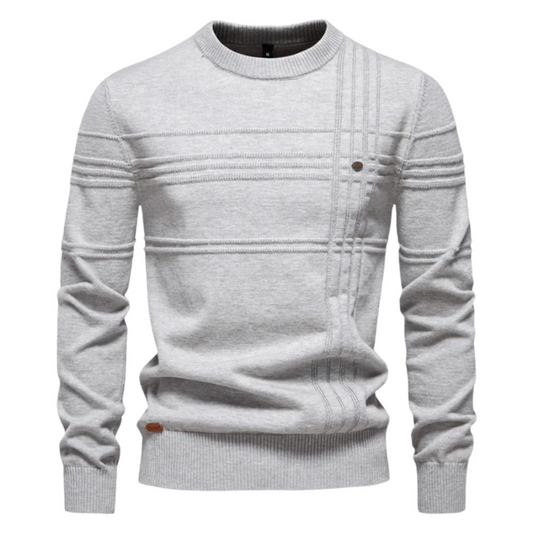 Men's Check Pattern Sweater