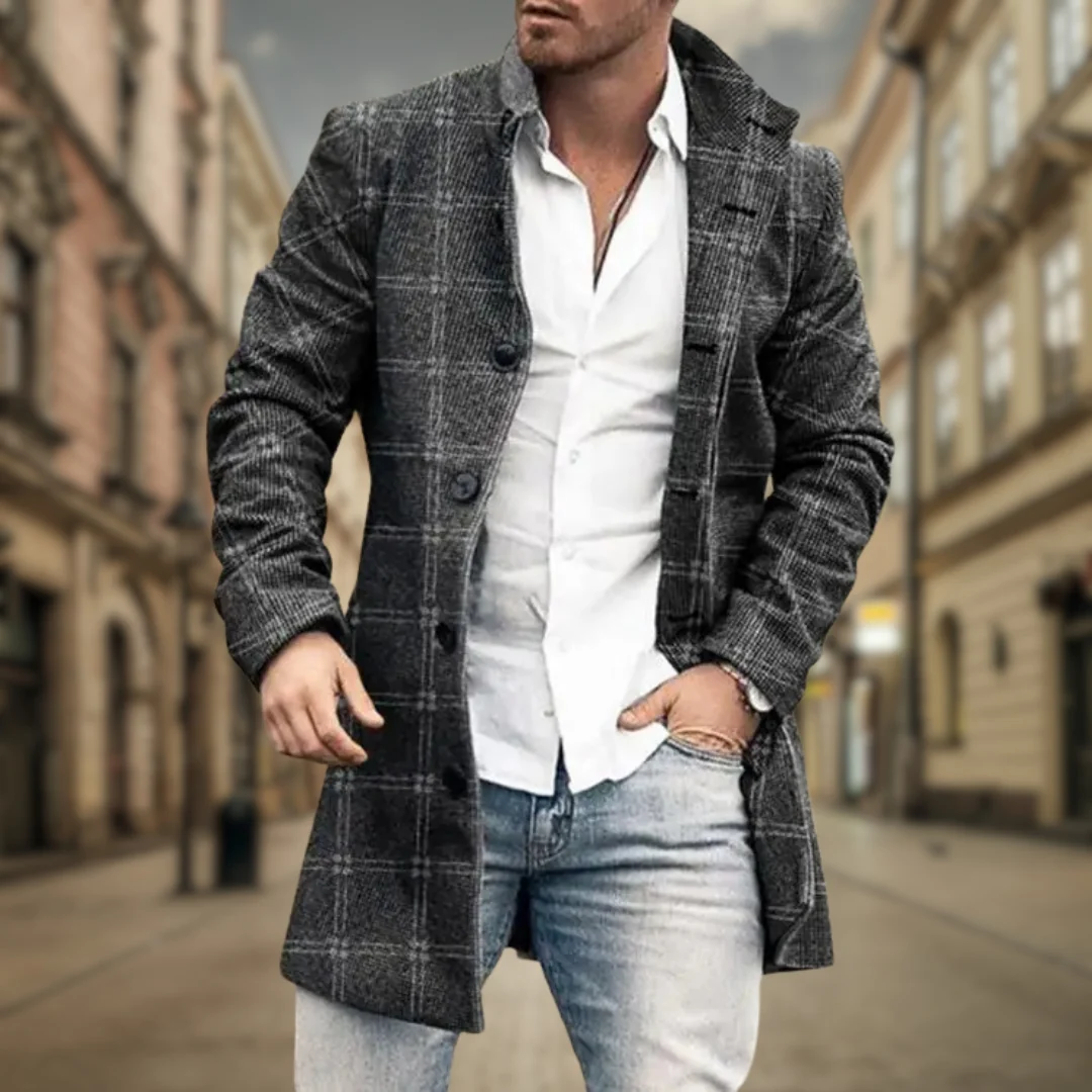 Elegant Coat with Refined Structure