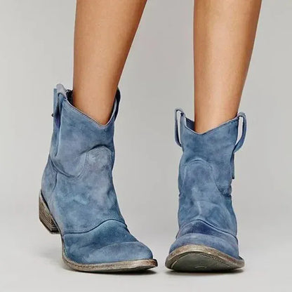 Women's Western Vintage Ankle Boots