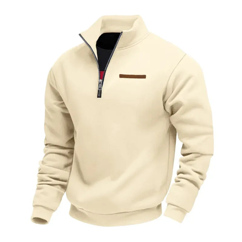 Casual Fleece Sweatshirt with Soft Lining
