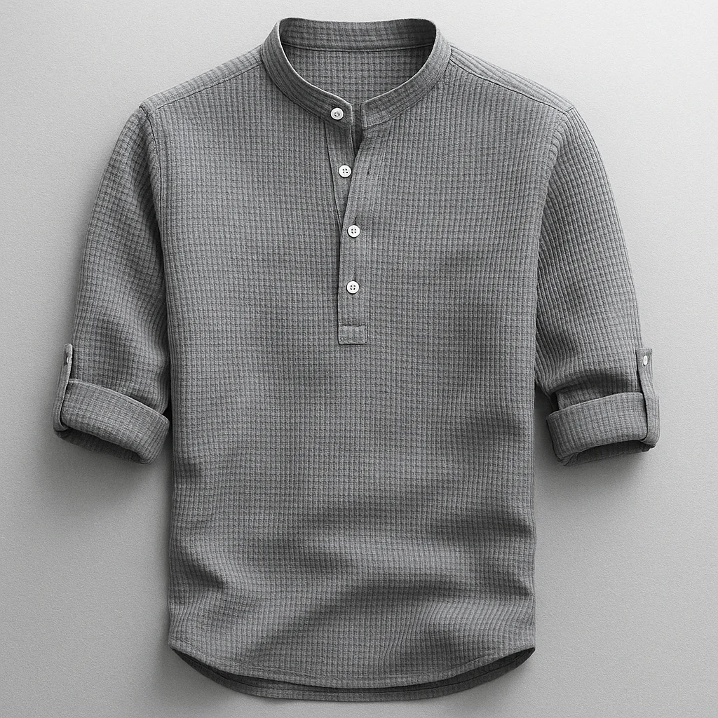 Men's Cotton and Linen Shirt