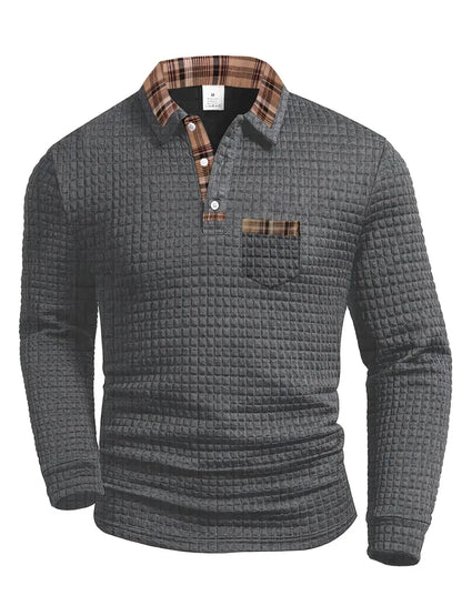 Men's Checked Polo Shirt