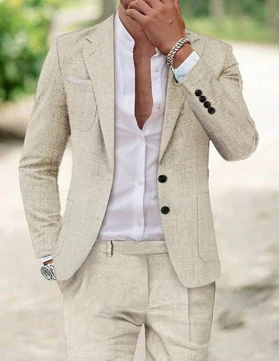 Men's Two-Piece Summer Suit