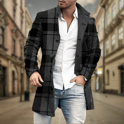 Elegant Coat with Refined Structure