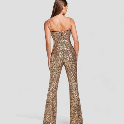 Lilah Shimmering Evening Jumpsuit