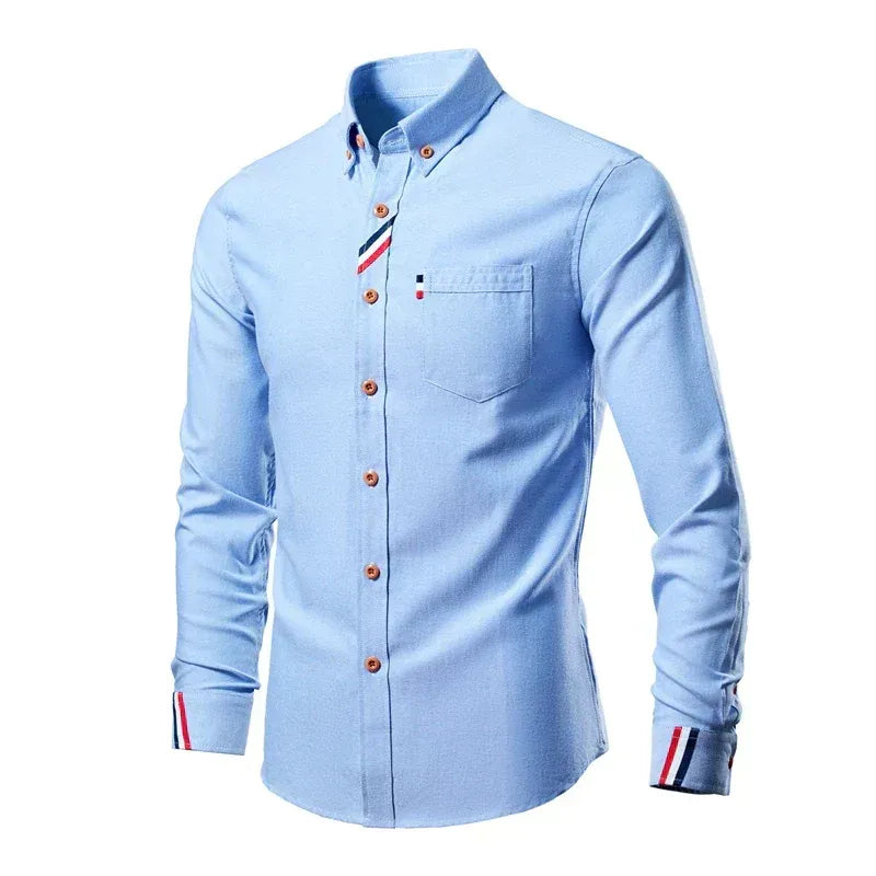 Men's Long-Sleeve Button-Down Shirt