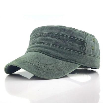 Men's Retro Military-Style Cap