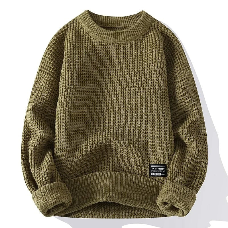 Men's Honeycomb Knit Sweater