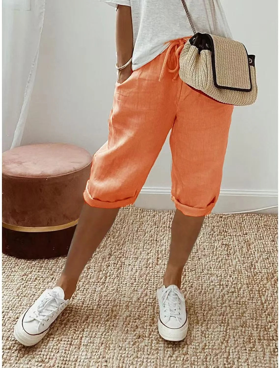 Women's Cotton Bermuda Shorts