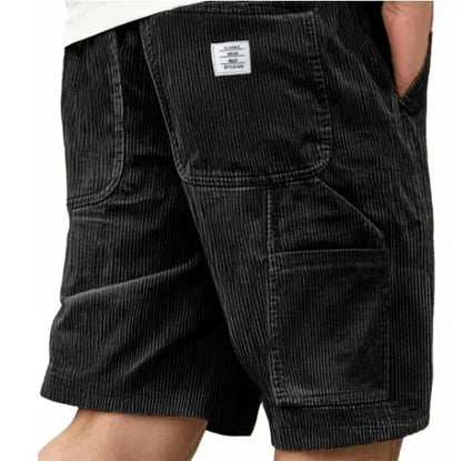 Men's Straight Cut Cargo Corduroy Shorts