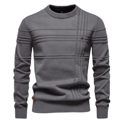 Men's Check Pattern Sweater
