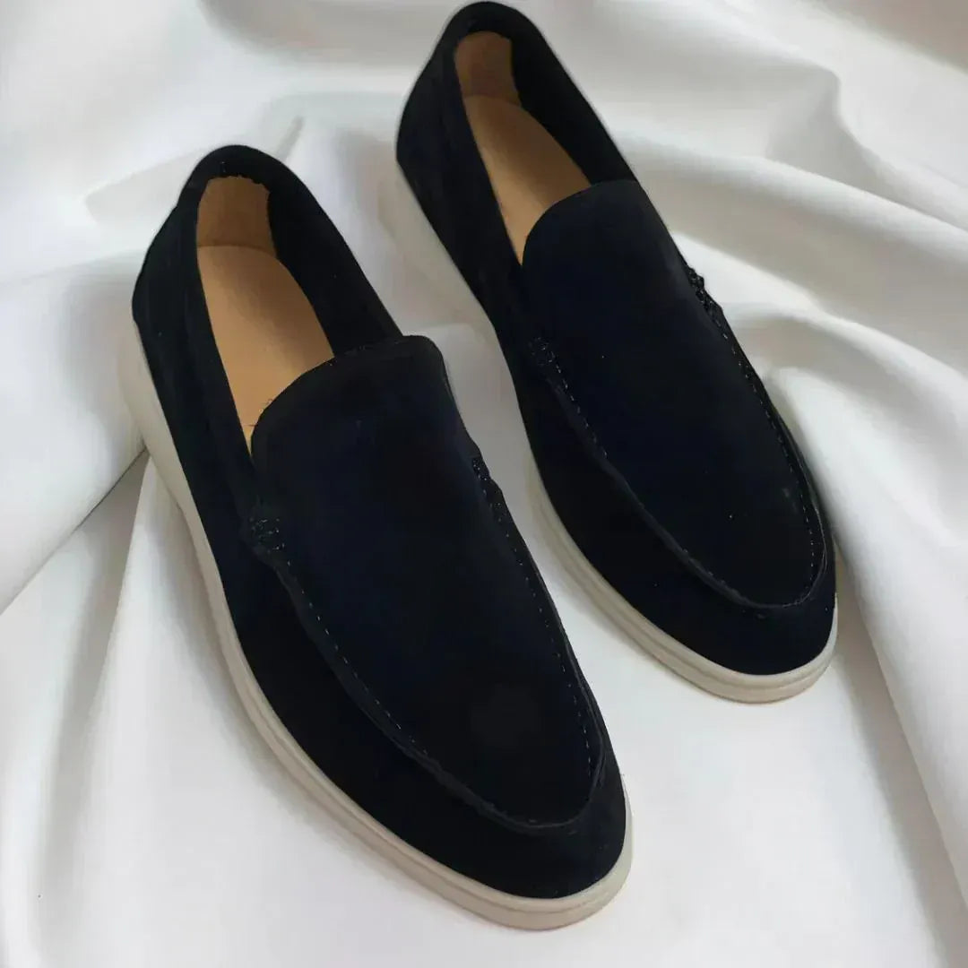 Men's Elegant Suede-Style Loafers