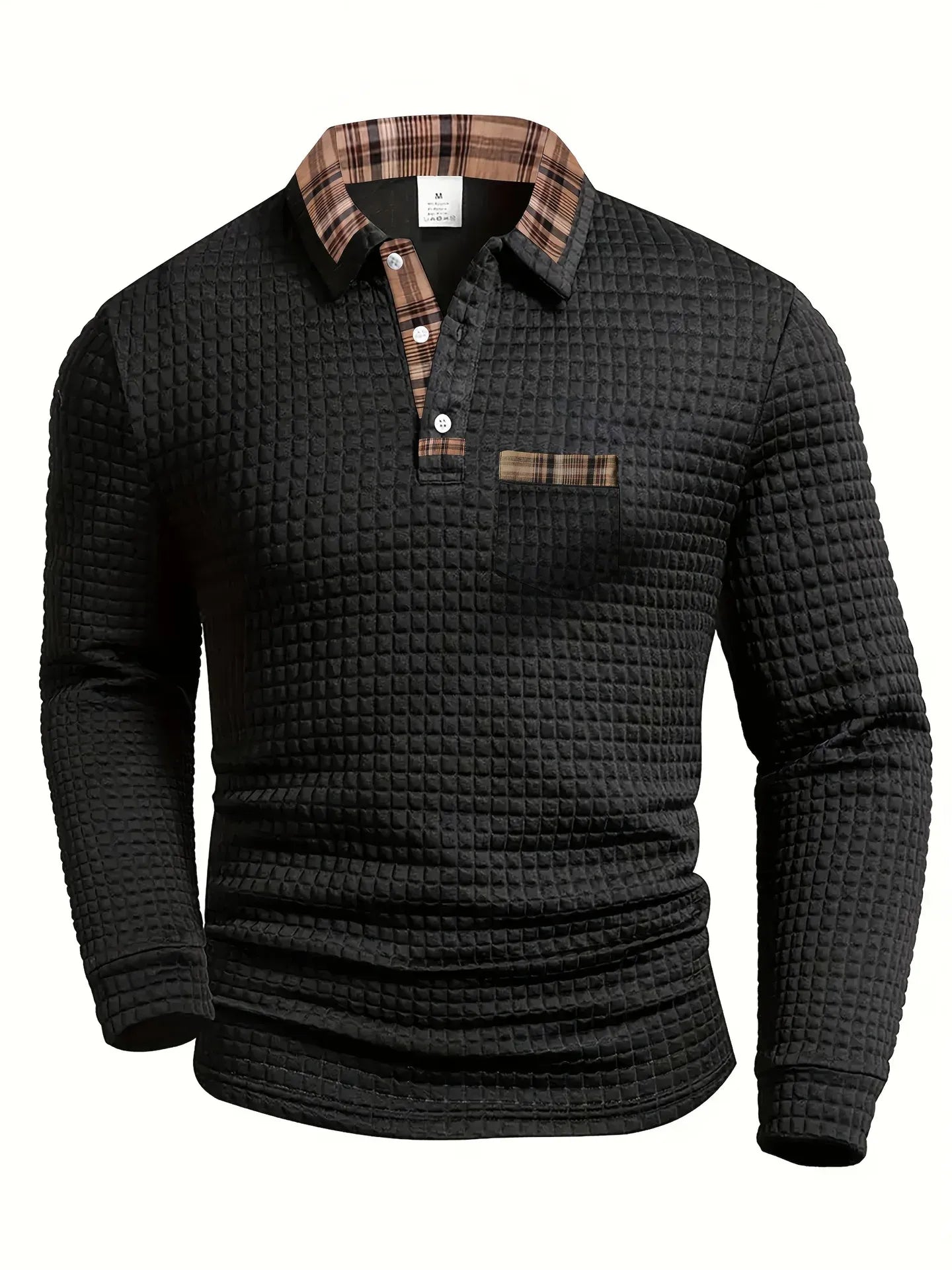 Men's Checked Polo Shirt
